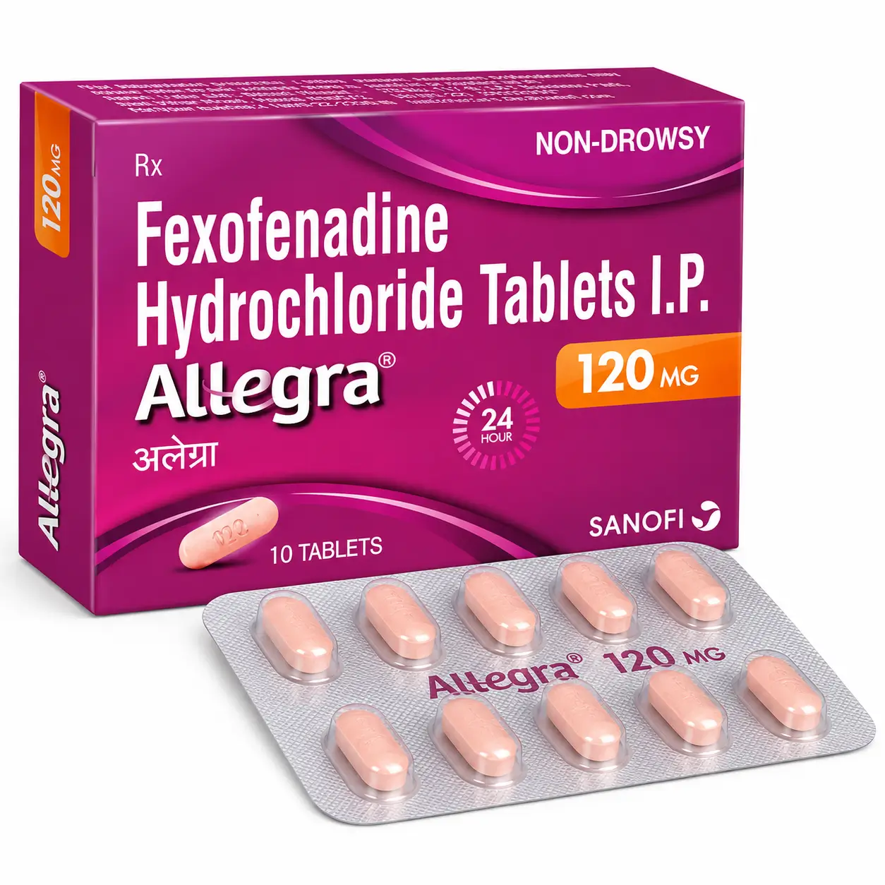 allegra 120 Allegra 120 Mg (Fexofenadine) - Image 1