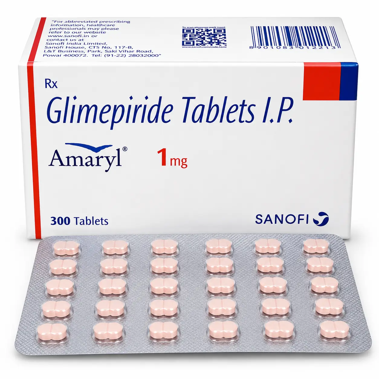amaryl 1 mg Amaryl 1 Mg (Glimepiride) - Image 1