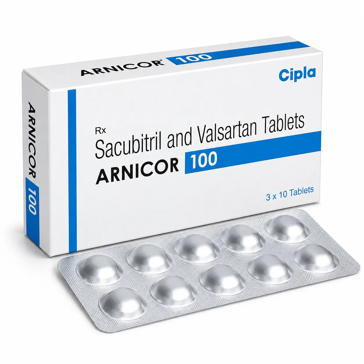 arnicor 100 mg Arnicor 100 Mg (Sacubitril/Valsartan) - Image 1