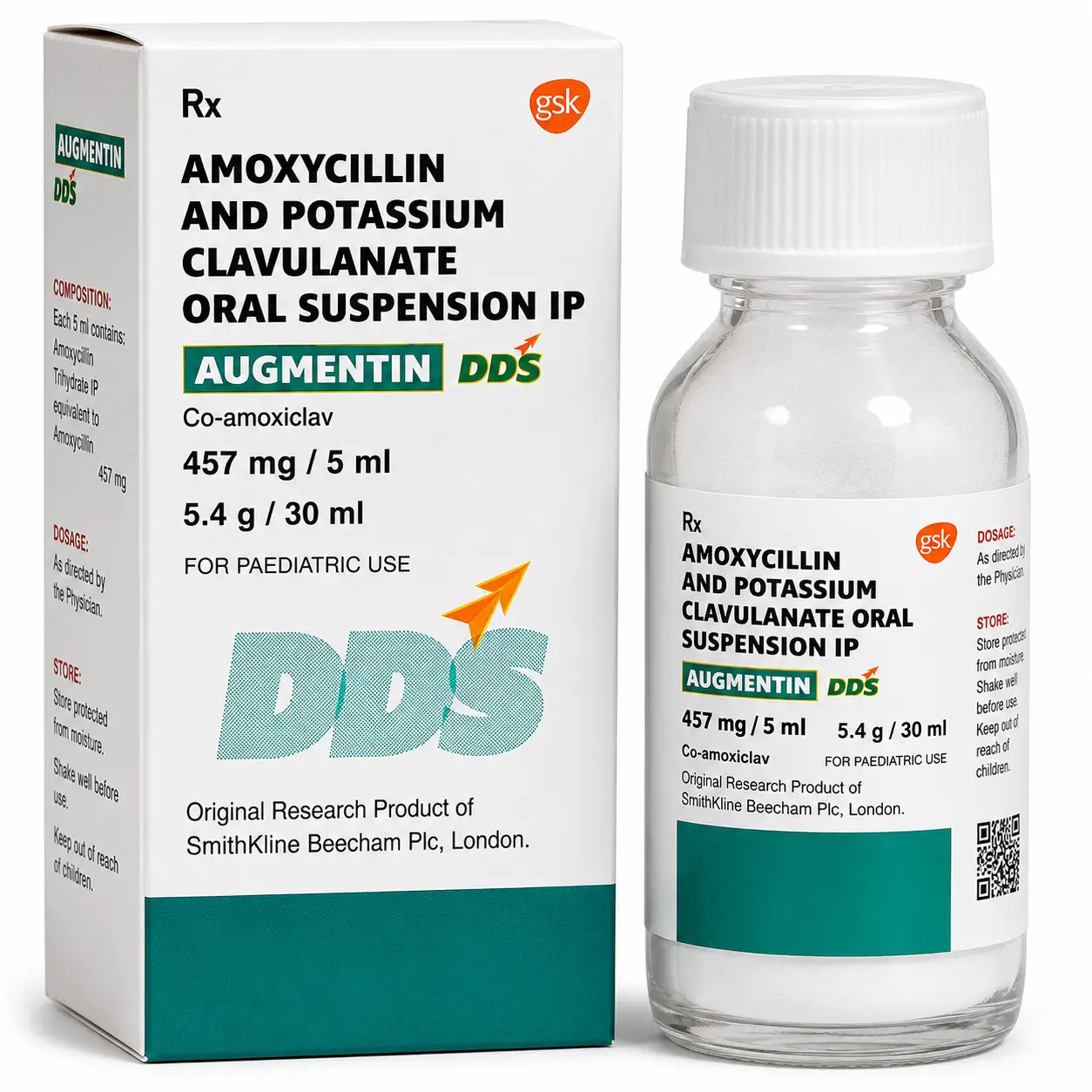 augmentin dds syrup Augmentin Dds Syrup (Amoxicillin/Clavulanic Acid) - Image 1