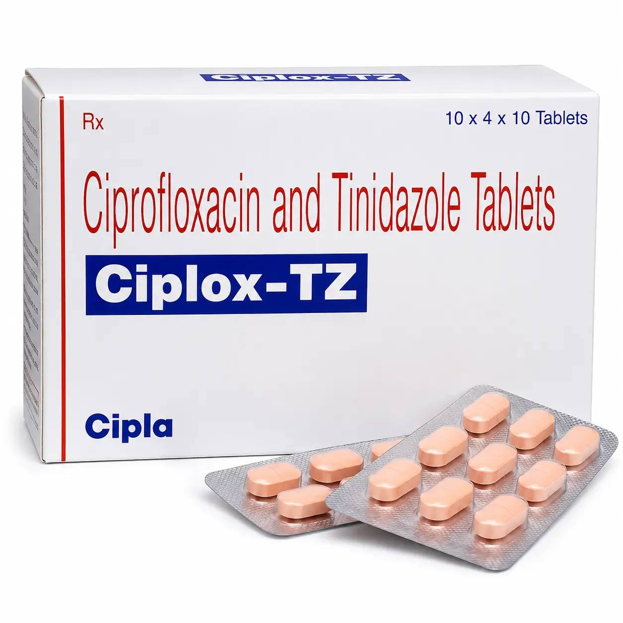 ciplox tz Ciplox Tz (Ciprofloxacin/Tinidazole) - Image 1