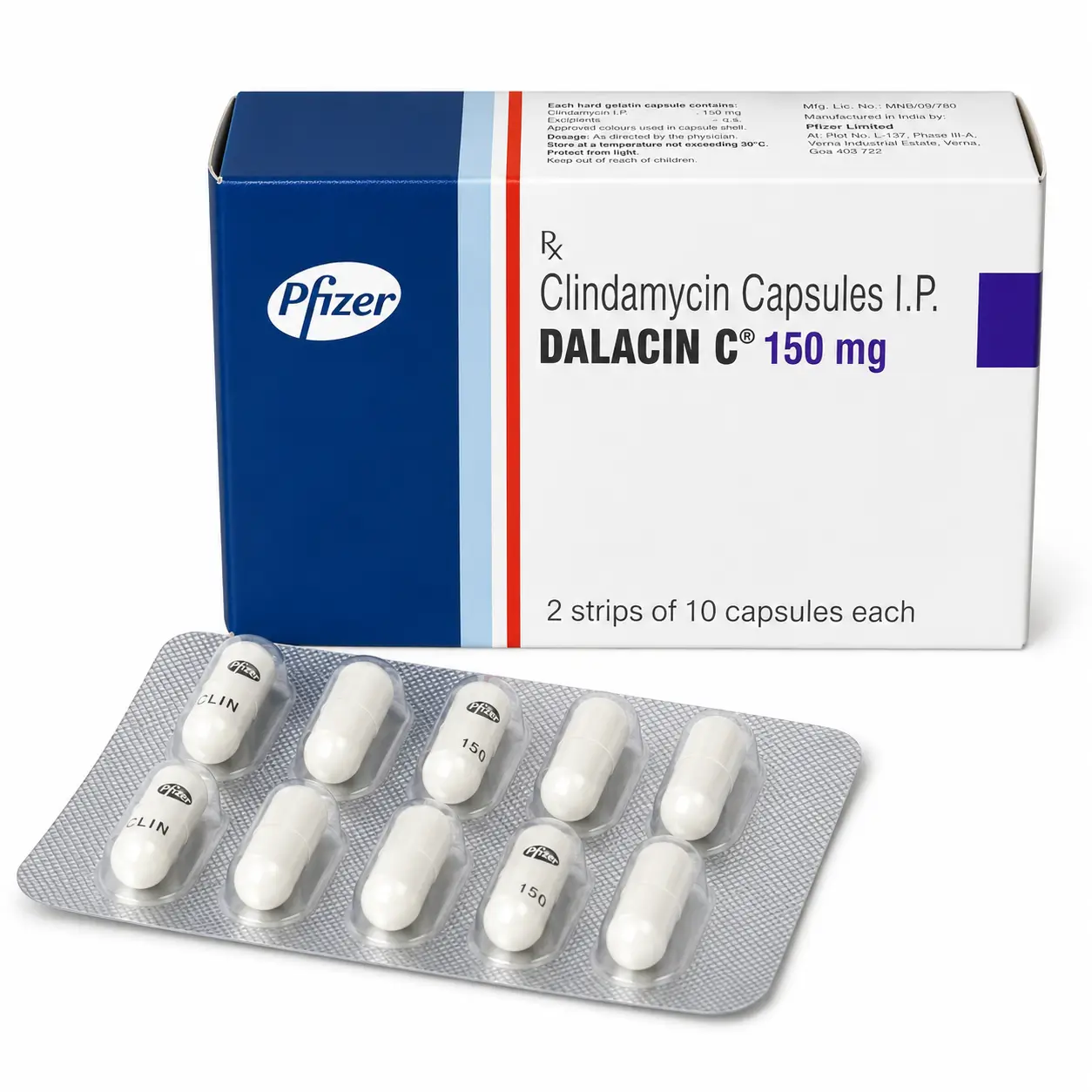 dalacin c 150 Dalacin C 150 Mg (Clindamycin) - Image 1