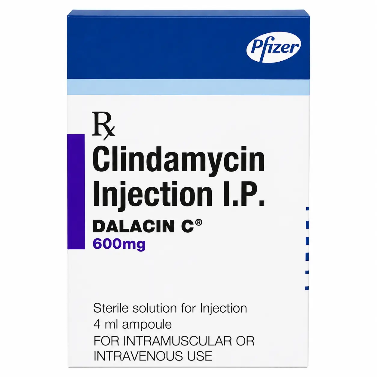 dalacin c 600mg injection Dalacin C 600 Mg Injection (Clindamycin) - Image 1