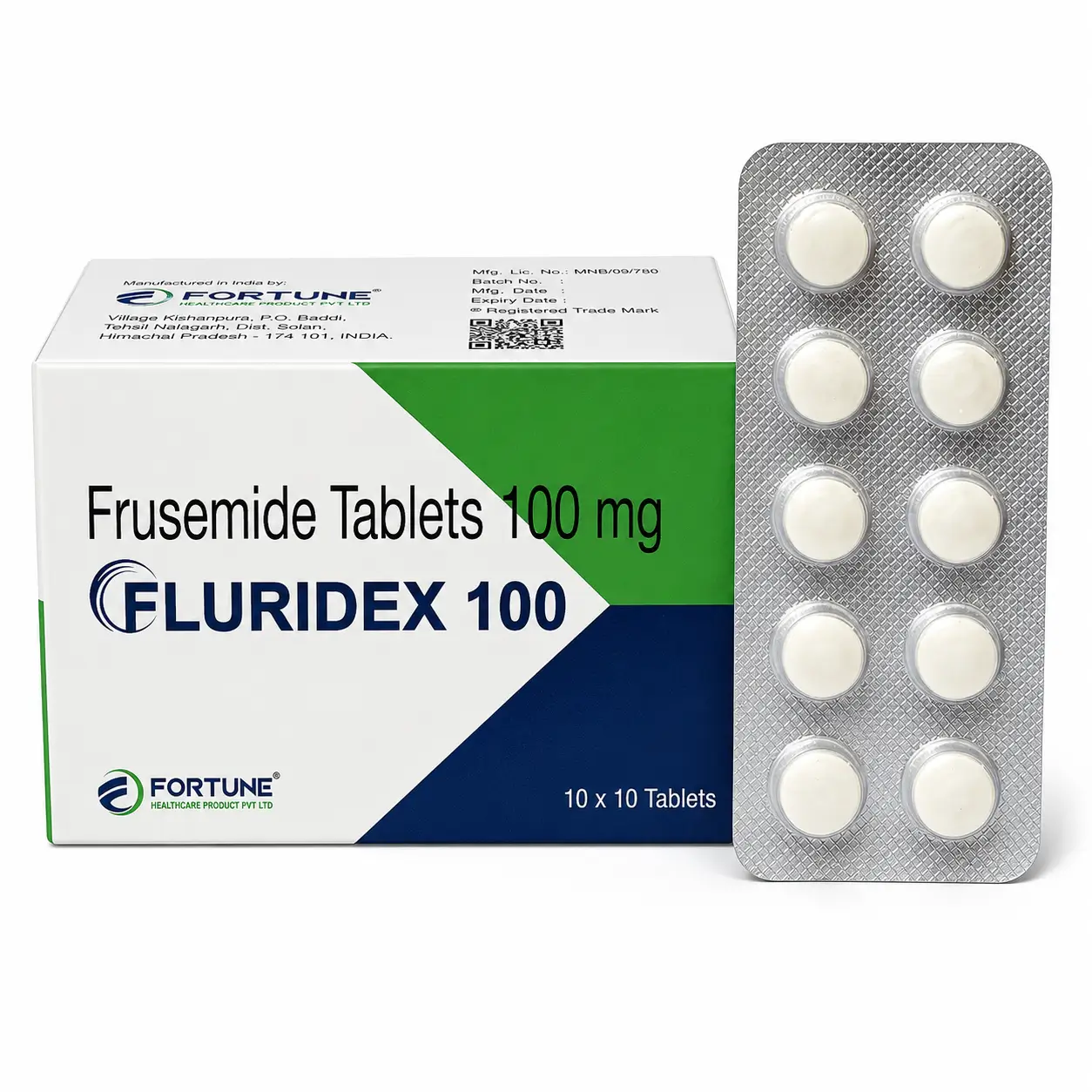 fluridex 100 mg Fluridex 100 Mg (Furosemide) - Image 1