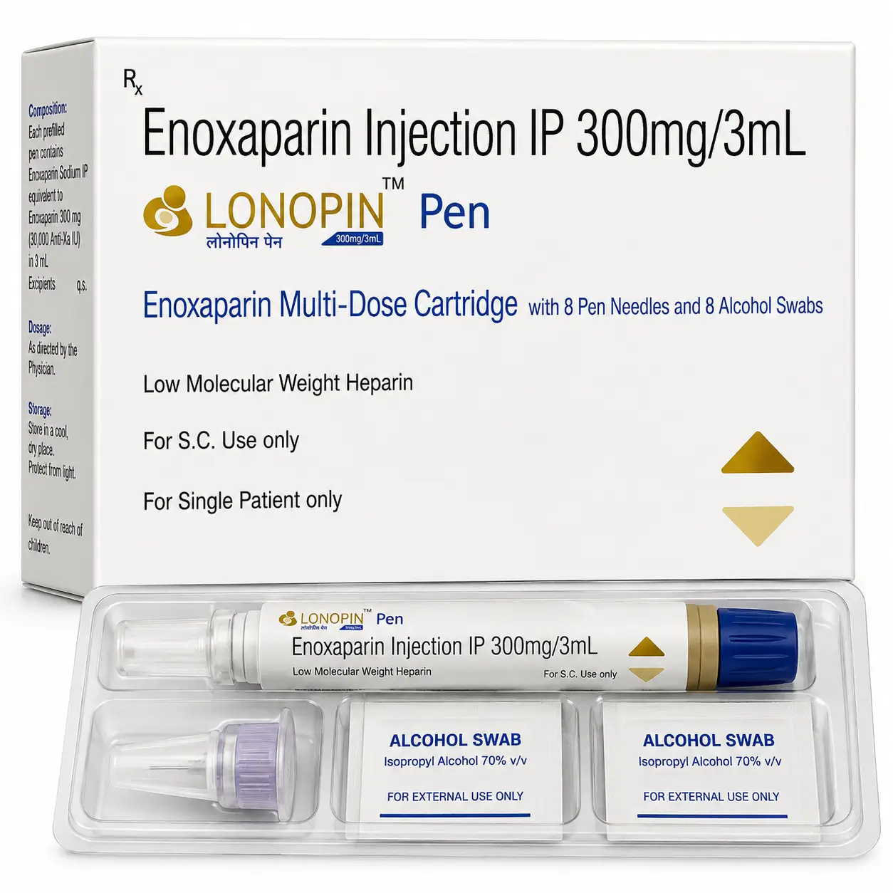lonopin md 300 mg injection Lonopin Md 300Mg Injection (Enoxaparin) - Image 1