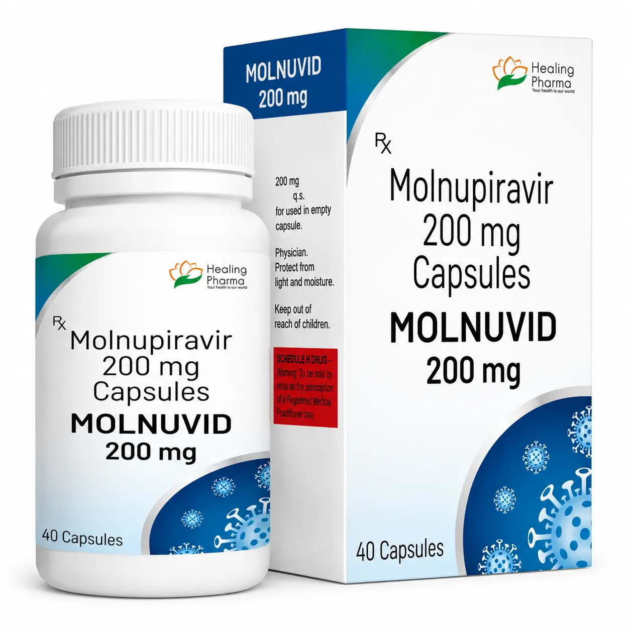 molnuvid 200 Molnupiravir 200 Mg (Molnupiravir) - Image 1