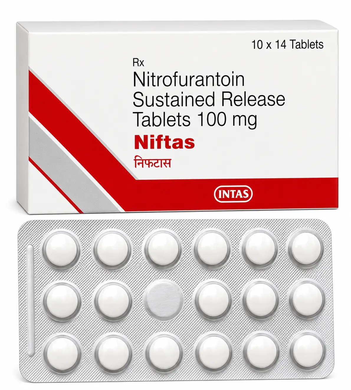 niftas 100 mg Niftas 100 Sr Mg (Nitrofurantoin) - Image 1