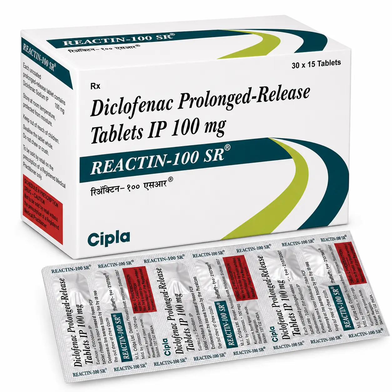 reactin 100 sr Reactin 100 Sr (Diclofenac) - Image 1