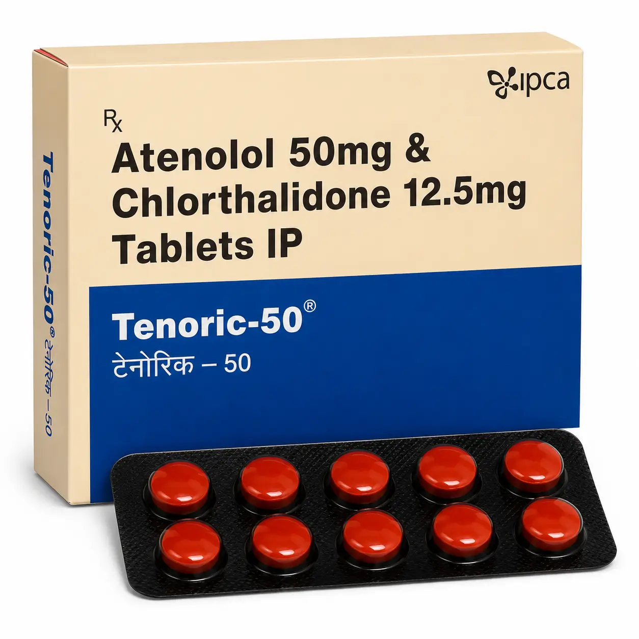 tenoric 50 Tenoric 50 (Atenolol/Chlorthalidone) - Image 1