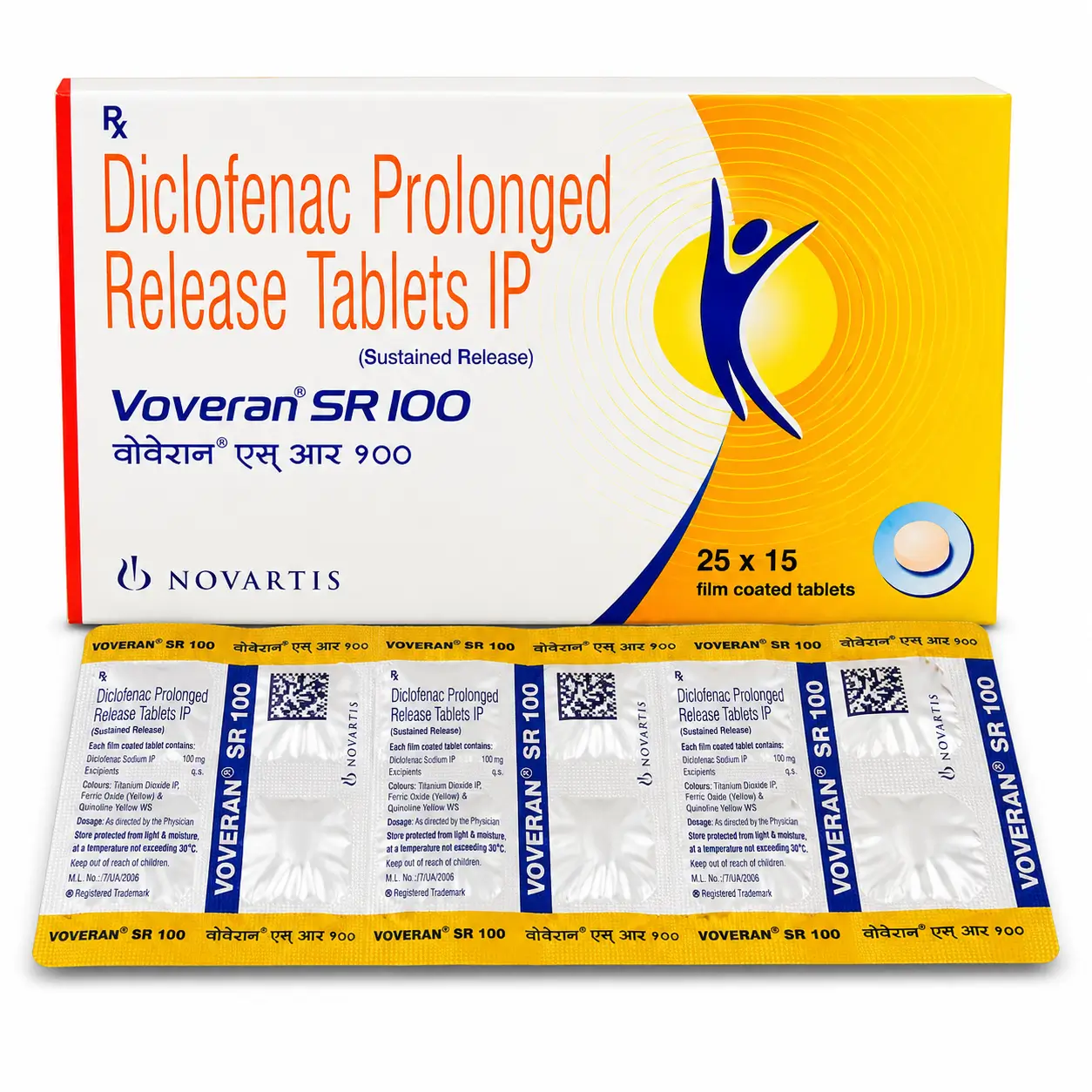 voveran sr 100 mg Voveran Sr 100Mg (Diclofenac) - Image 1