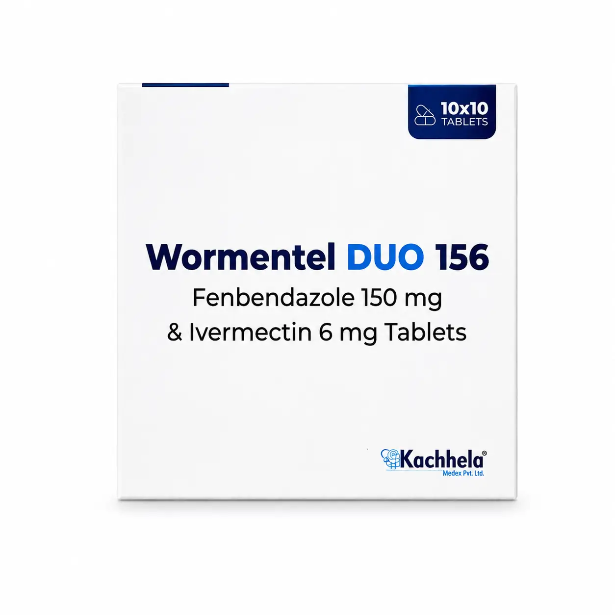 wormentel duo 156 mg Wormentel Duo 156 (Fenbendazole + Ivermectin) - Image 1