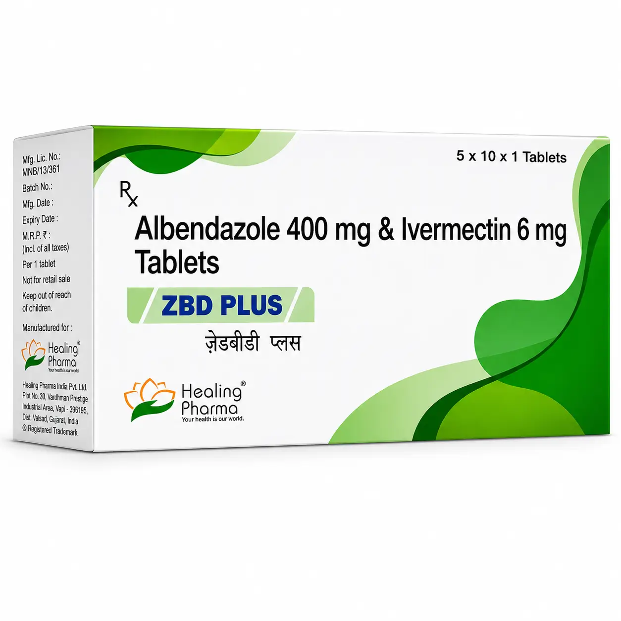 zbd plus 6 mg Zbd Plus 6 Mg (Ivermectin + Albendazole) - Image 1