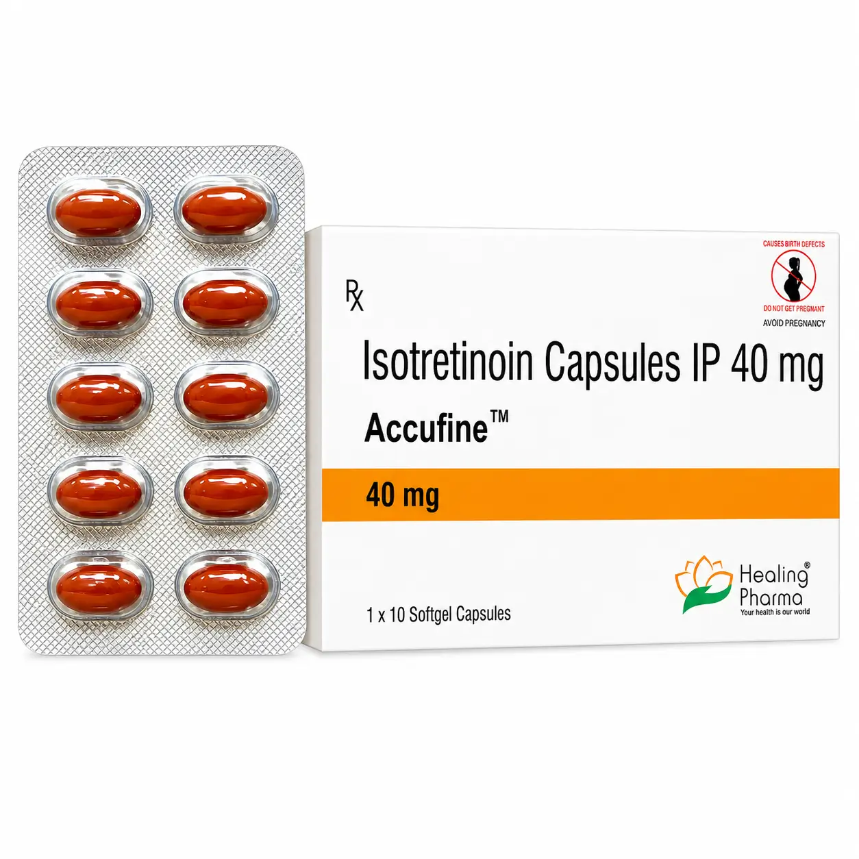 accufine 40 Accufine 40 Mg (Isotretinoin) - Image 1