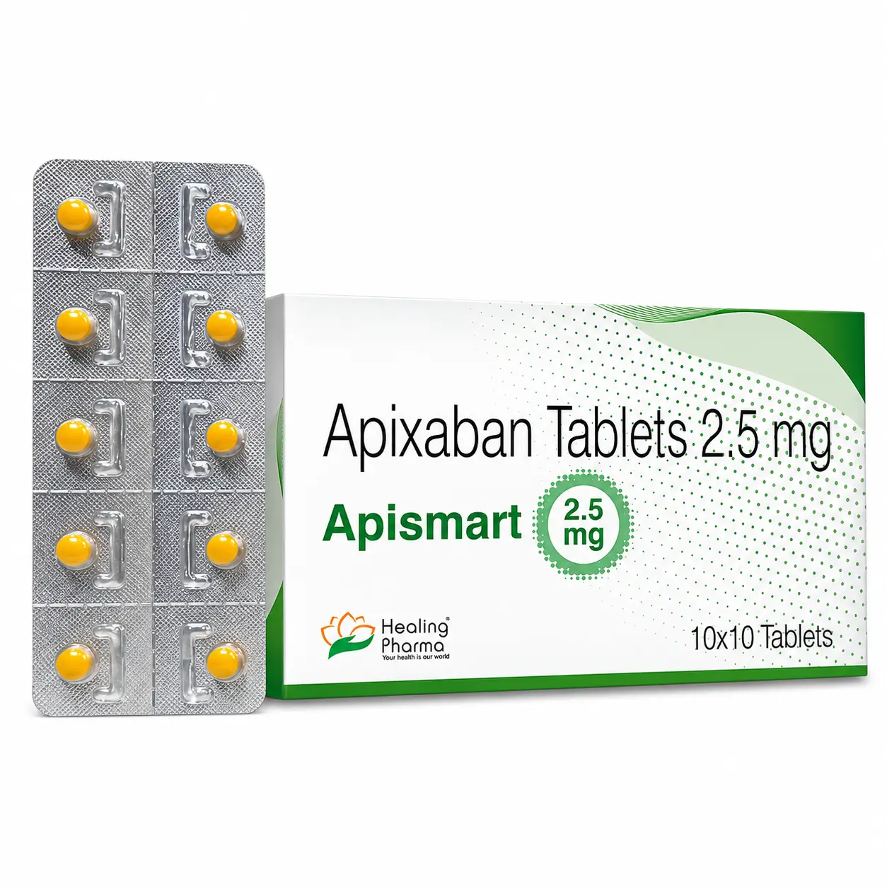 apismart 2_5 Apixaban Apismart 2.5 Mg (Generic Eliquis) - Image 1
