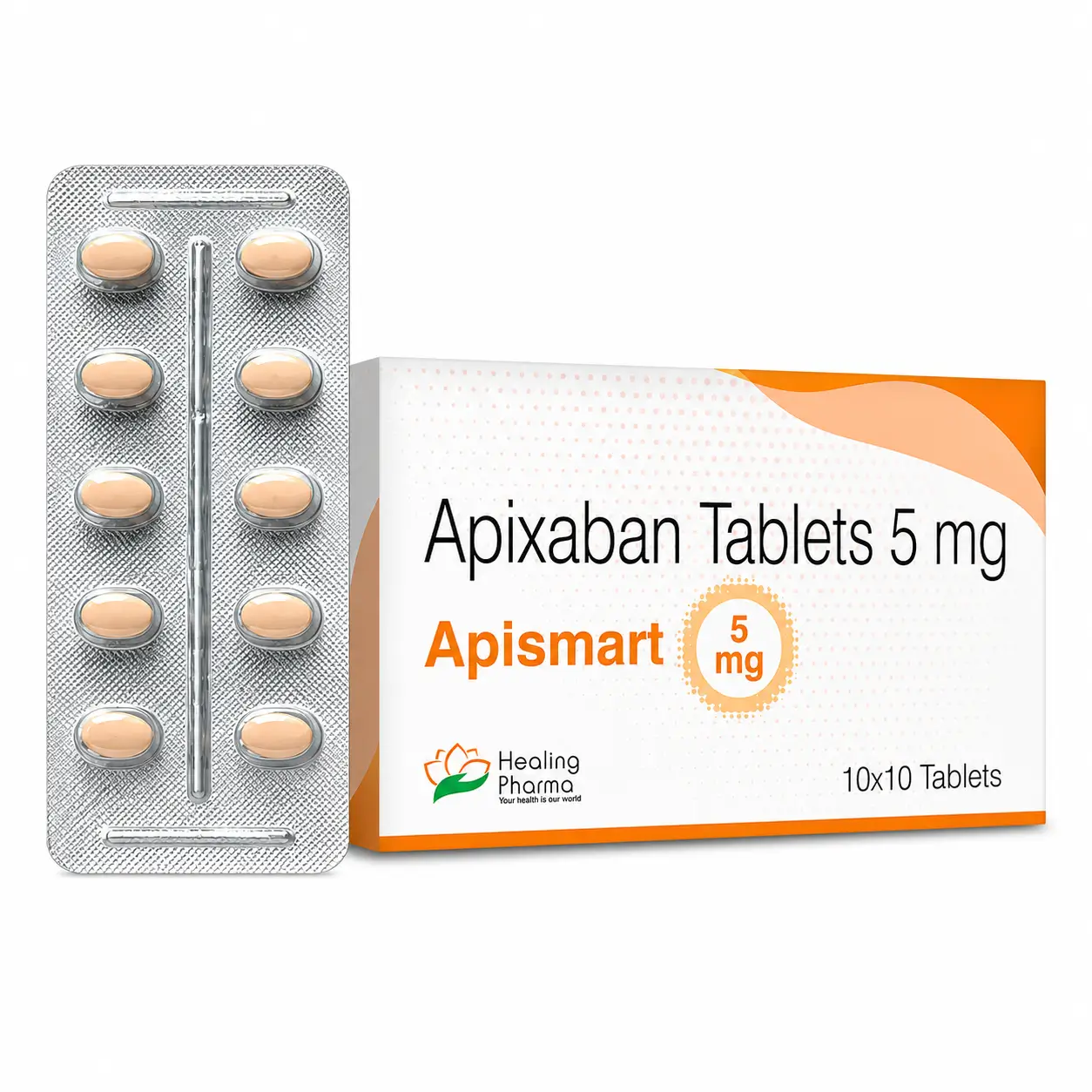 apismart 5 Apixaban Apismart 5 Mg (Generic Eliquis) - Image 1