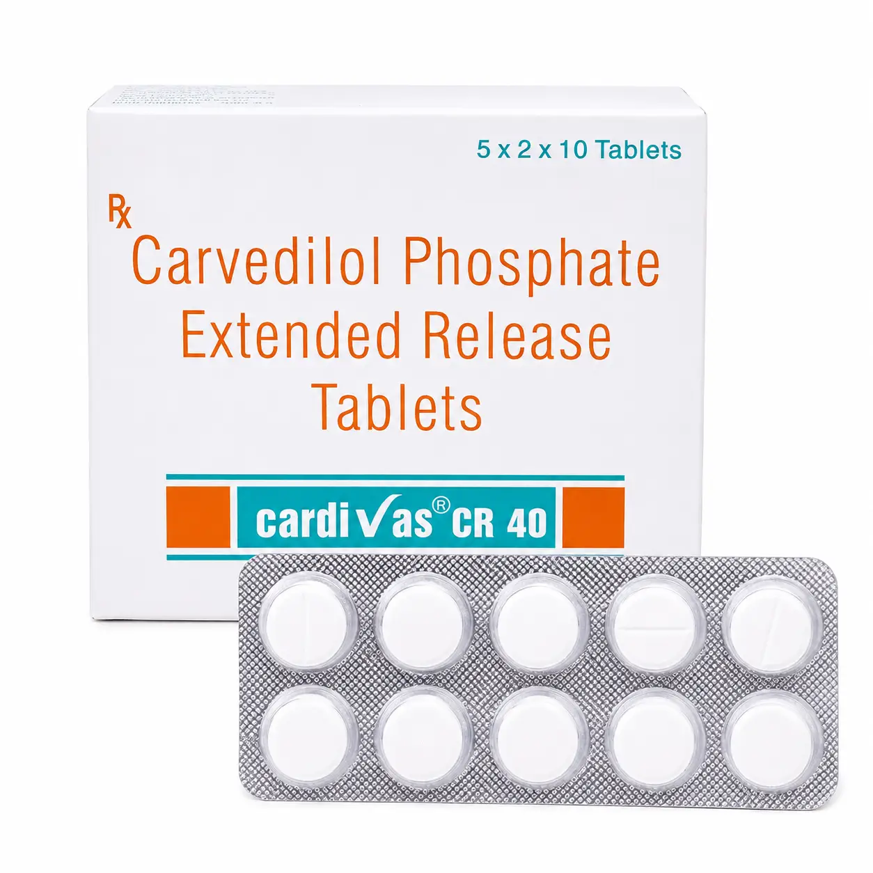 cardivas cr 40 Cardivas Cr 40 Mg (Carvedilol) - Image 1