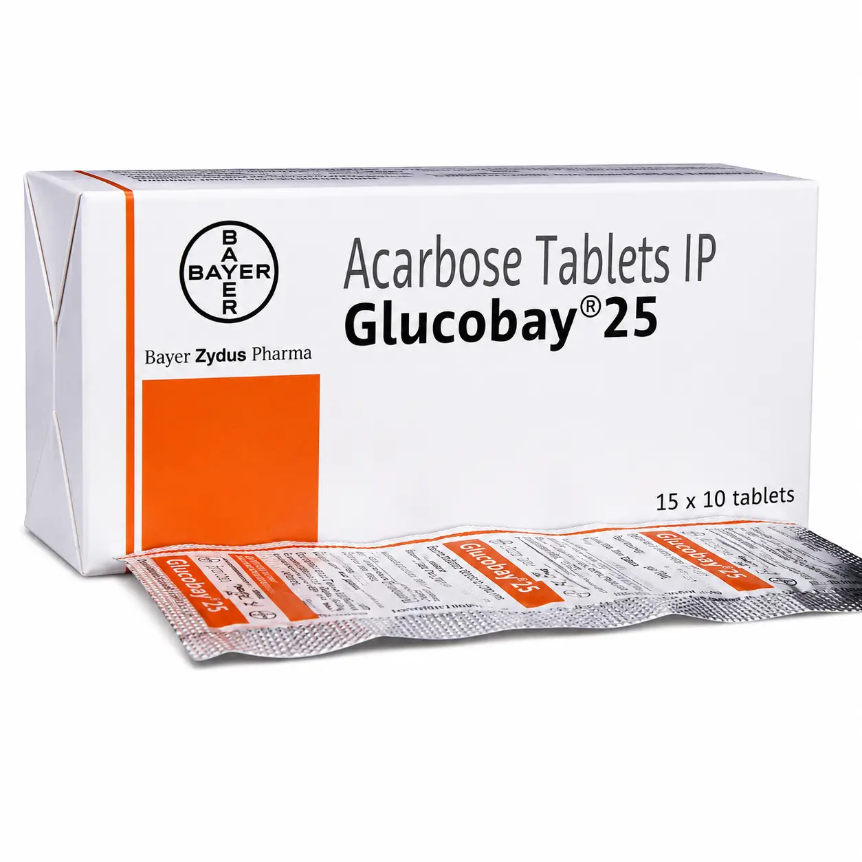 glucobay 25 Glucobay 25 Mg (Acarbose) - Image 1