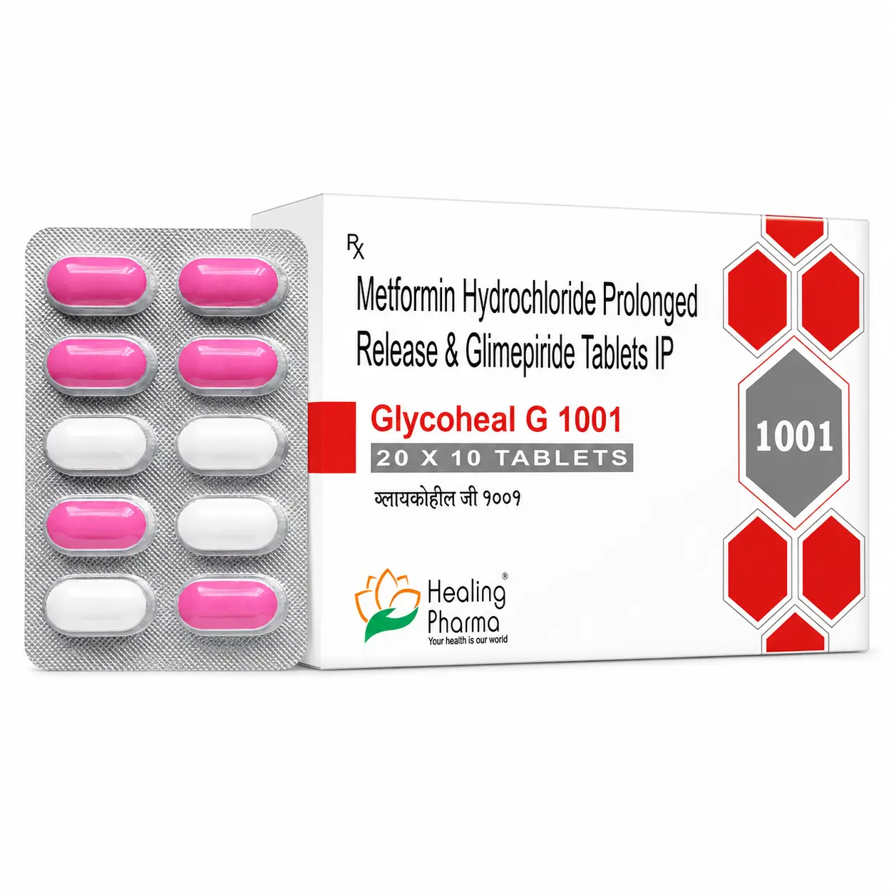 glycoheal g 1001 Glycoheal G 1001 (Metformin/Glimepiride) - Image 1
