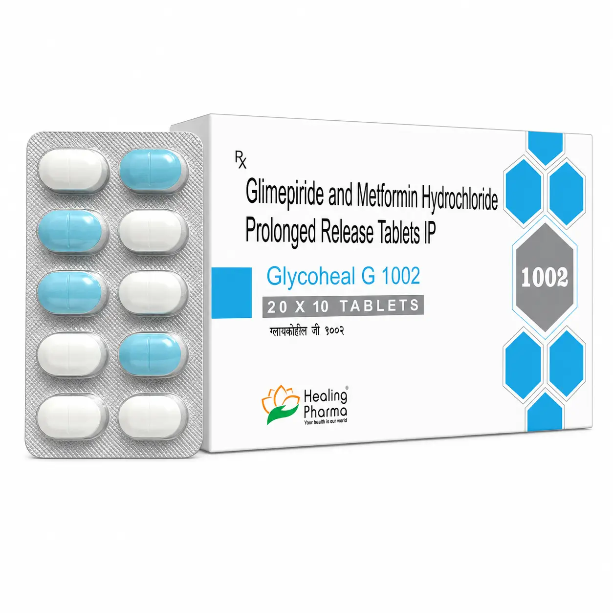 glycoheal g 1002 Glycoheal G 1002 (Metformin/Glimepiride) - Image 1