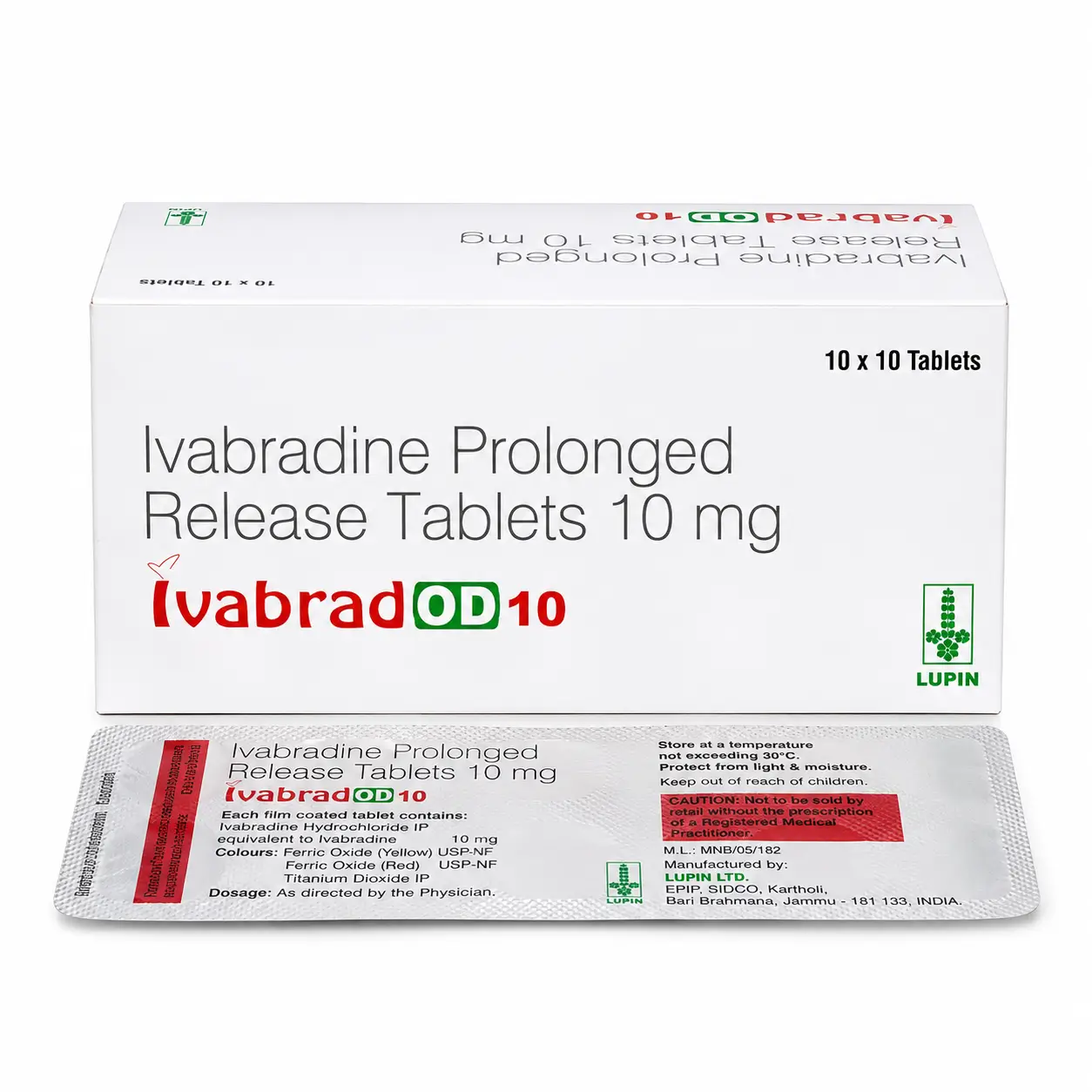 ivabrad od 10 Ivabrad Od 10 Mg (Ivabradine) - Image 1