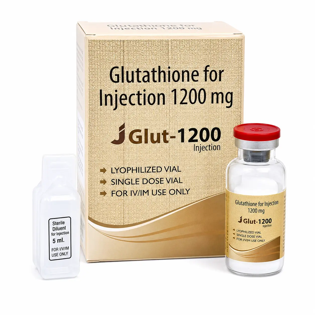 jgluta 1200mg injection J Glut 1200 Mg Injection (Glutathione) - Image 1