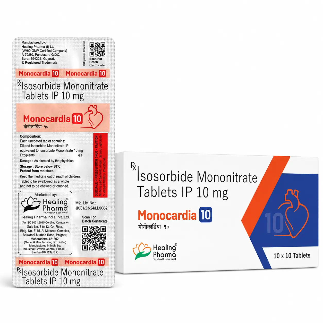 monocardia 10 Monocardia 10 Mg (Isosorbide) - Image 1