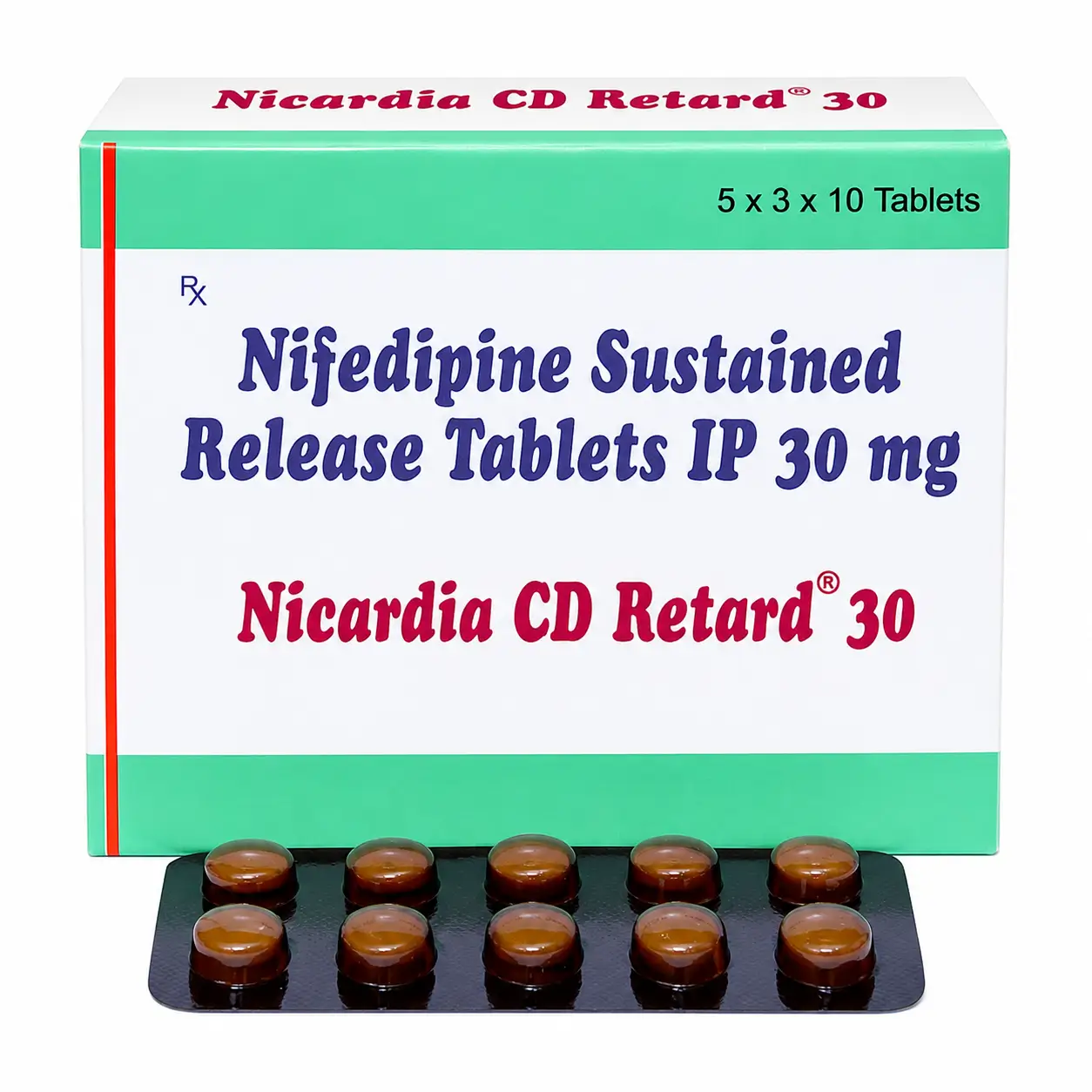 nicardia CD retard 30 Nicardia Cd Retard 30 Mg (Nifedipine) - Image 1