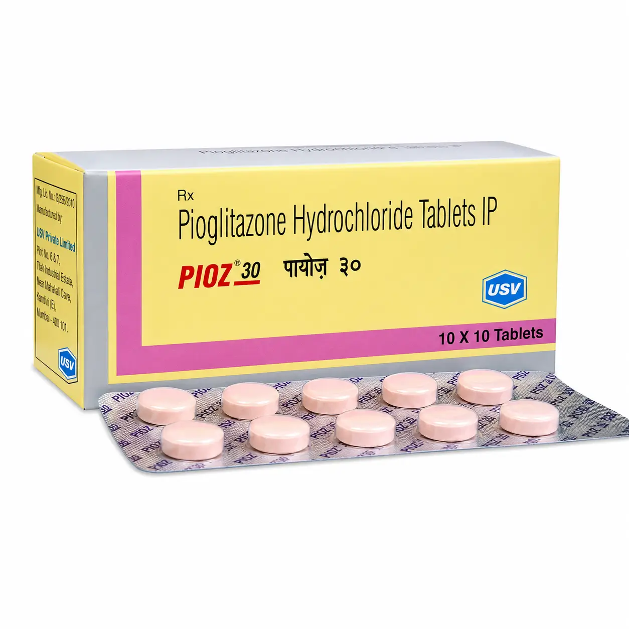 pioz 30 Pioz 30 Mg (Pioglitazone) - Image 1