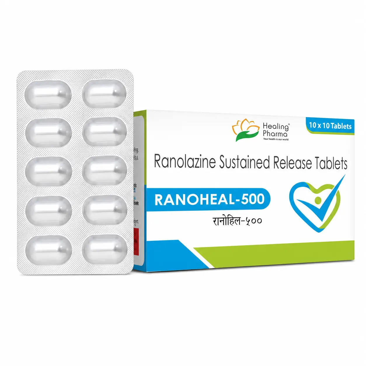 ranoheal 500 Ranoheal 500 Mg (Ranolazine) - Image 1