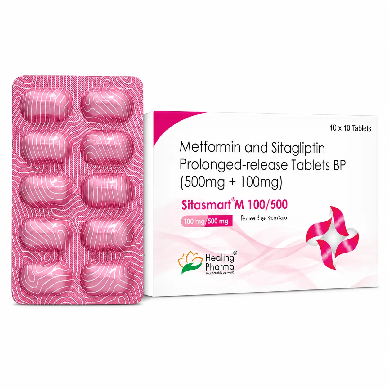 sitasmart-m-100-500 Sitasmart-M 100/500 (Metformin/Sitagliptin) - Image 1