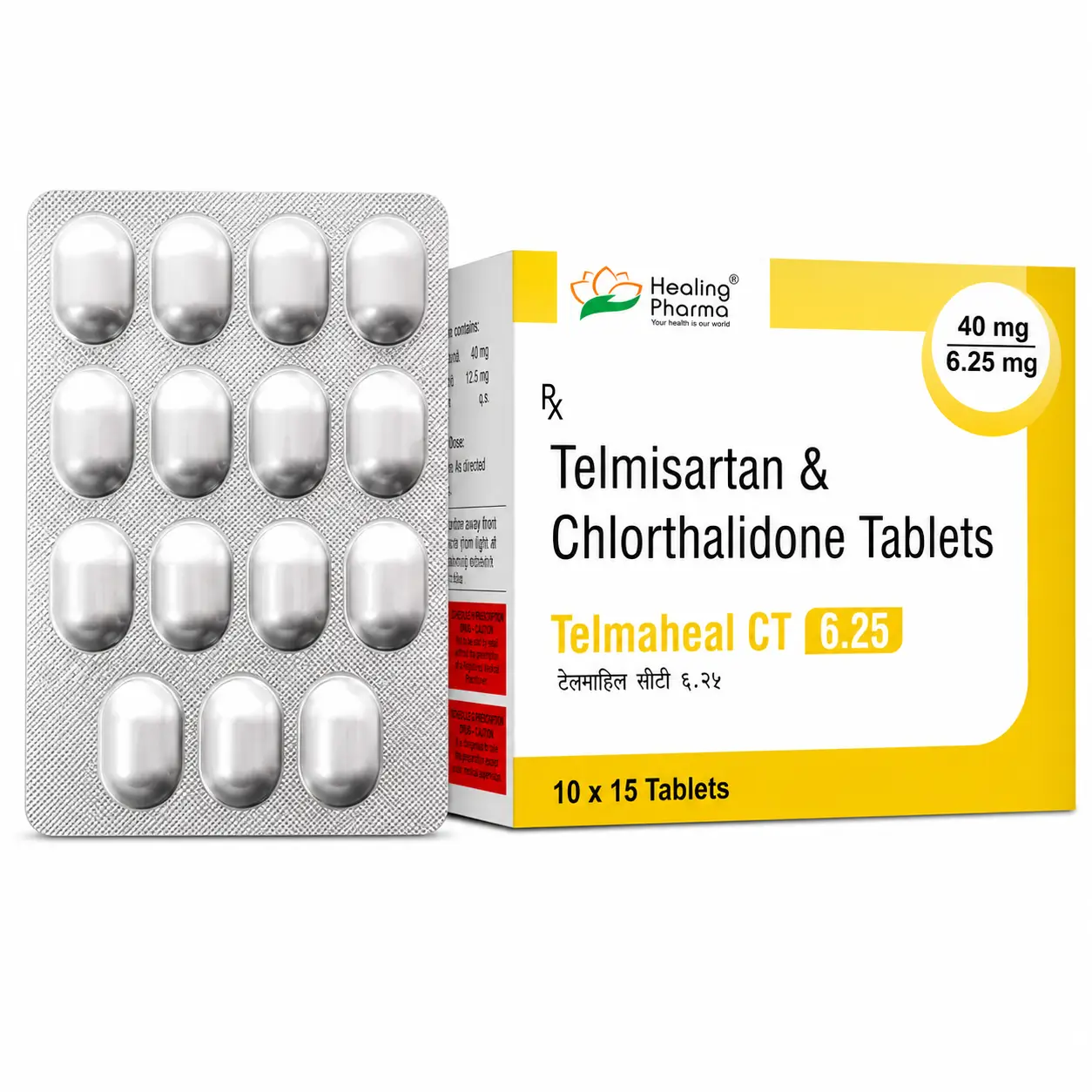 telmaheal CT 6.25 Telmaheal Ct 6.25 (Telmisartan/Chlorthalidone) - Image 1