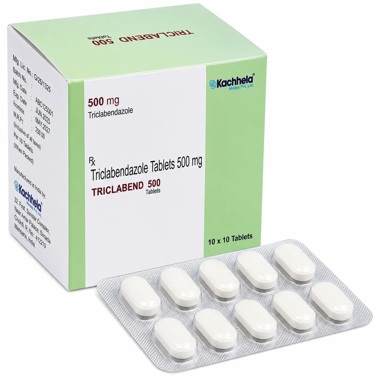 triclabend 500 Triclabend 500 Mg (Triclabendazole) - Image 1