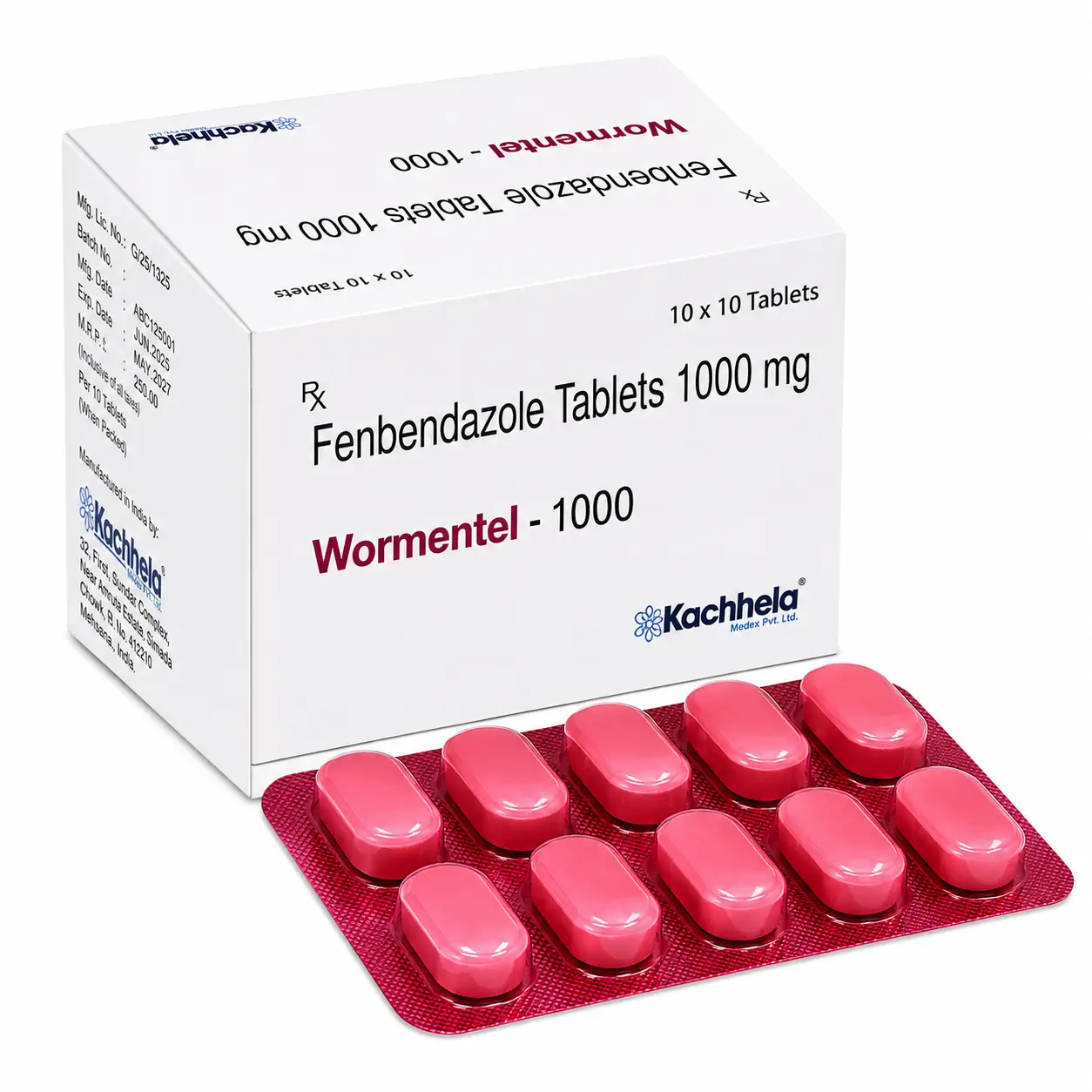 wormentel 1000 Fenbendazole 1000 Mg (Wormentel) - Image 1