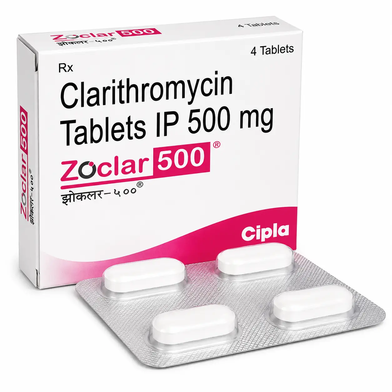 zoclar 500 Zoclar 500 Mg (Clarithromycin) - Image 1