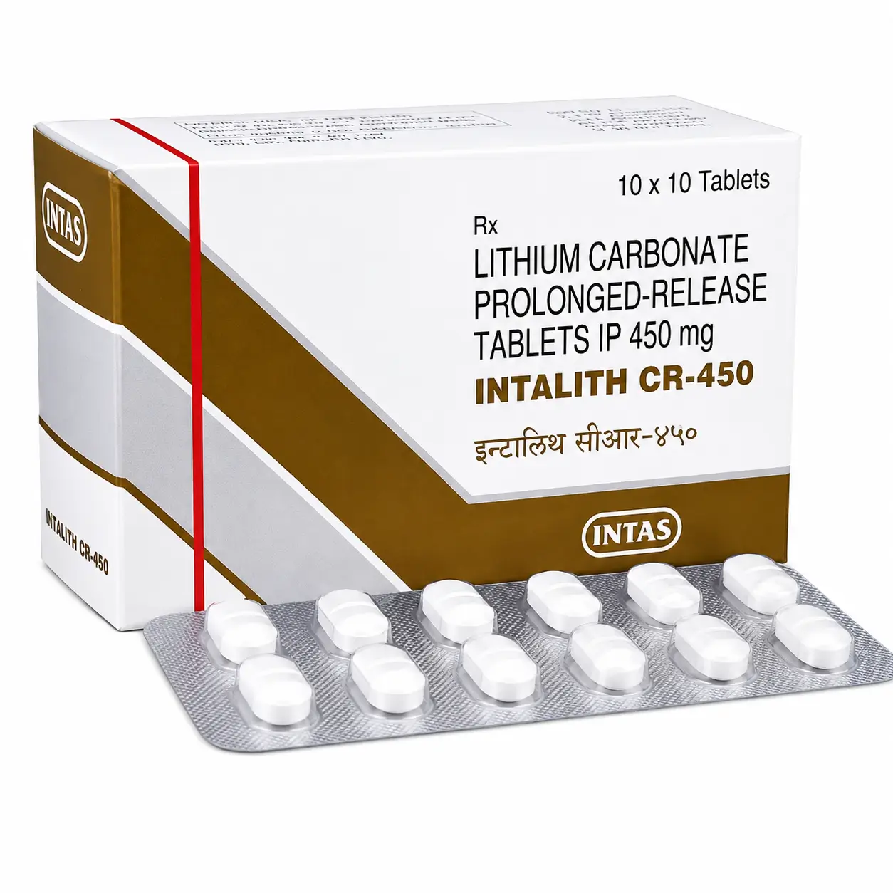 intalith cr 450 Intalith Cr 450 Mg (Lithium Carbonate) - Image 1