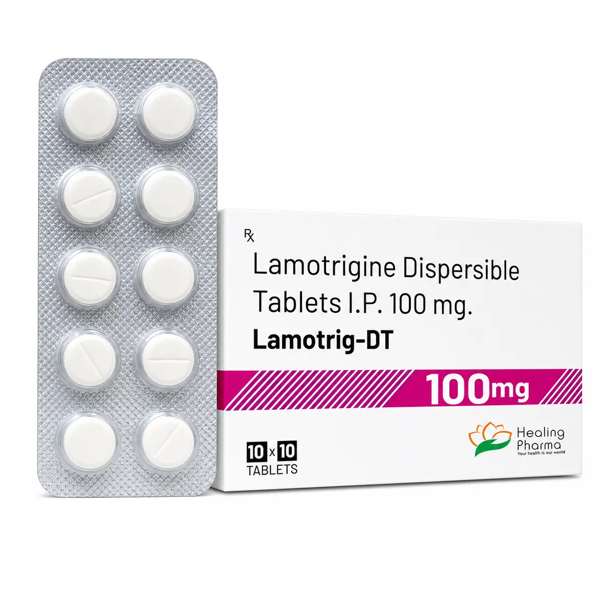 lamotrig dt 100 Lamotrig 100 Mg Dt (Lamotrigine) - Image 1