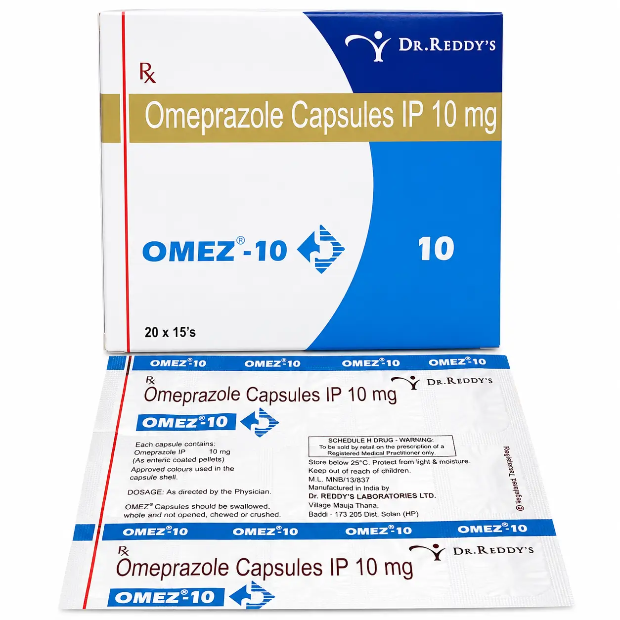 omez 10 Omez 10 Mg (Omeprazole) - Image 1