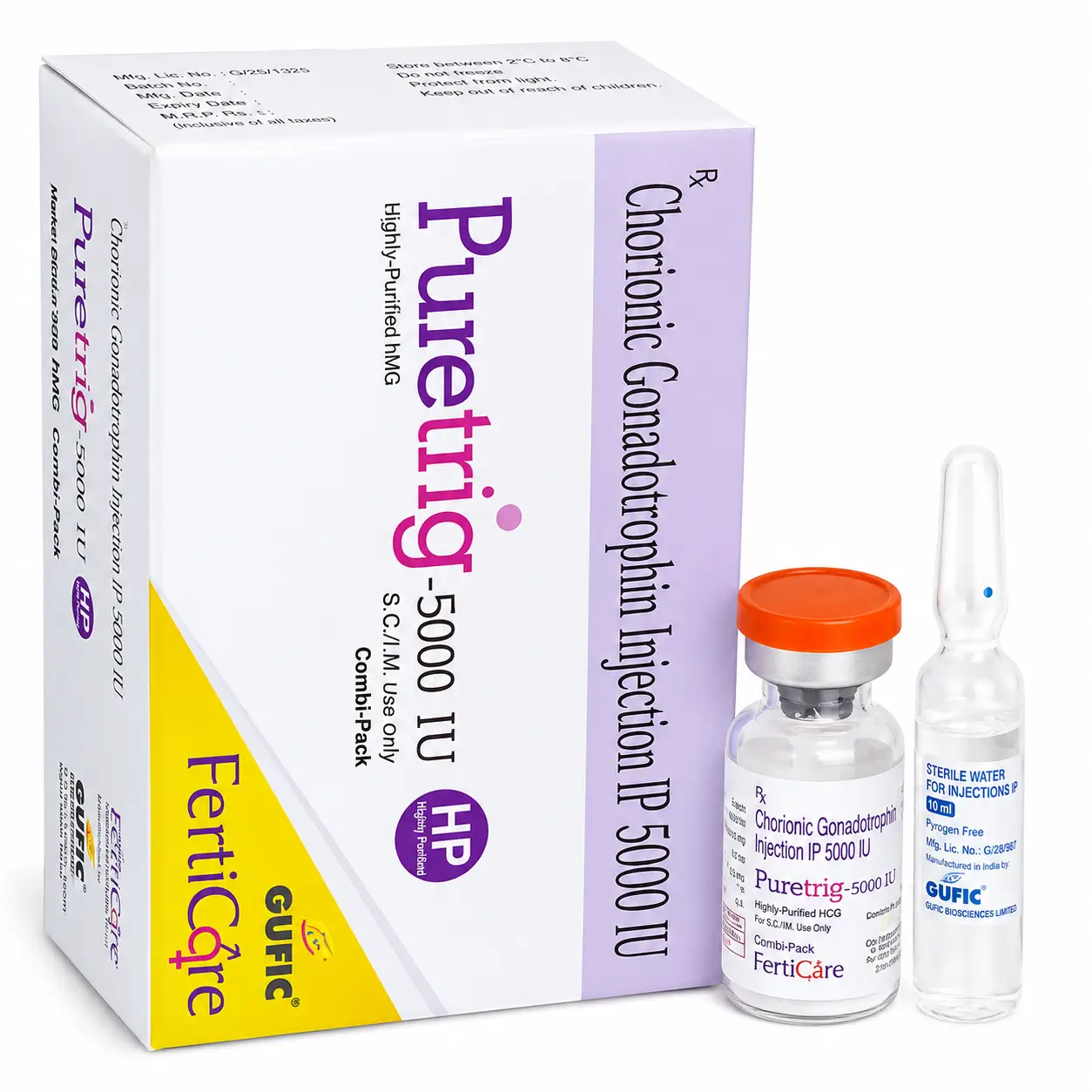 puretrig 5000 Puretrig 5000 Iu Injection (Hcg Injection) - Image 1