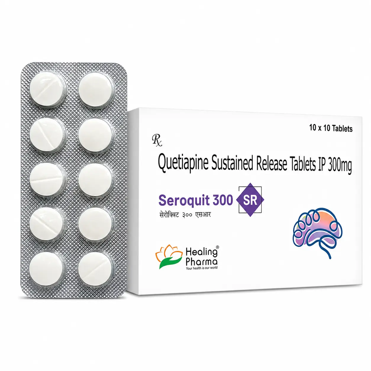 seroquit 300 sr Seroquit 300 Sr Mg (Quetiapine) - Image 1