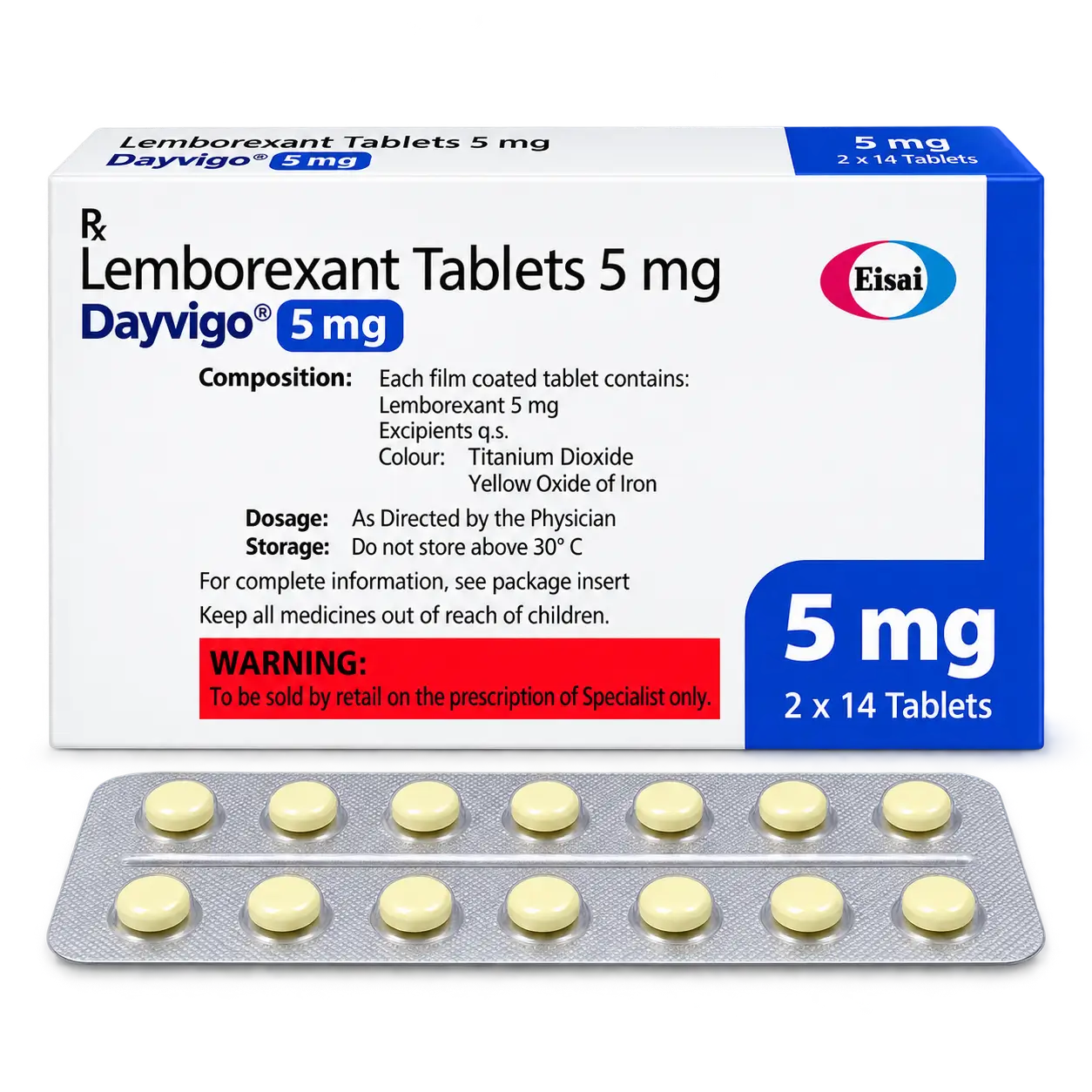 dayvigo 5 mg Dayvigo 5 Mg (Lemborexant) - Image 1