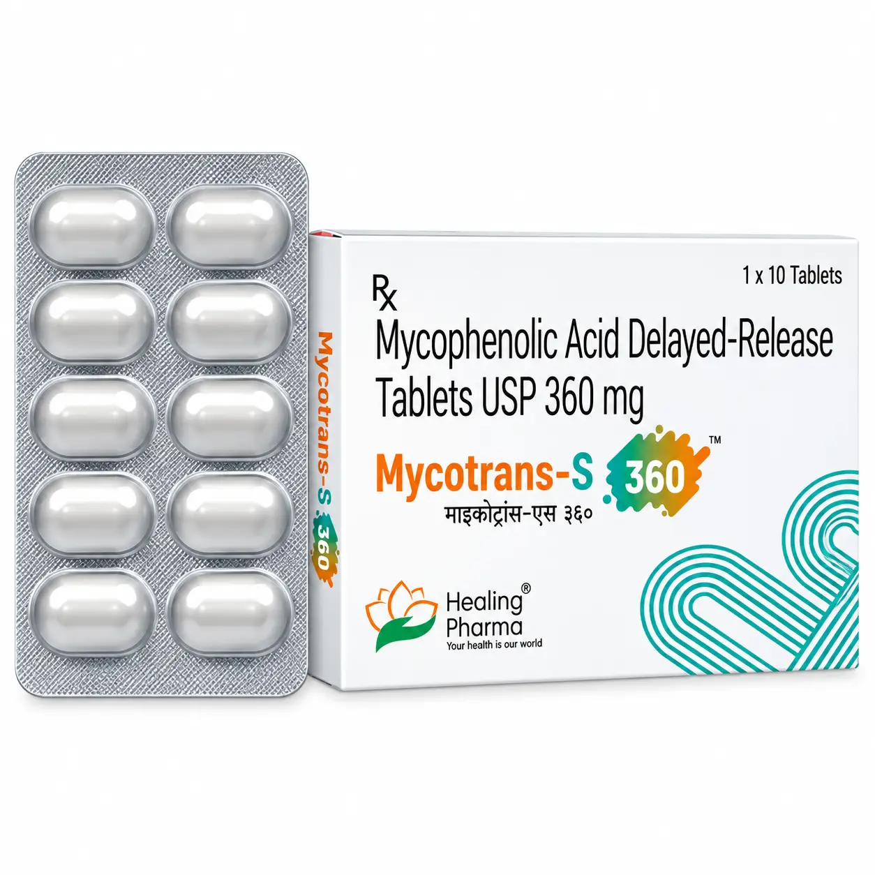 mycotrans s 360 Mycotrans S 360 Mg (Mycophenolate Mofetil) - Image 1