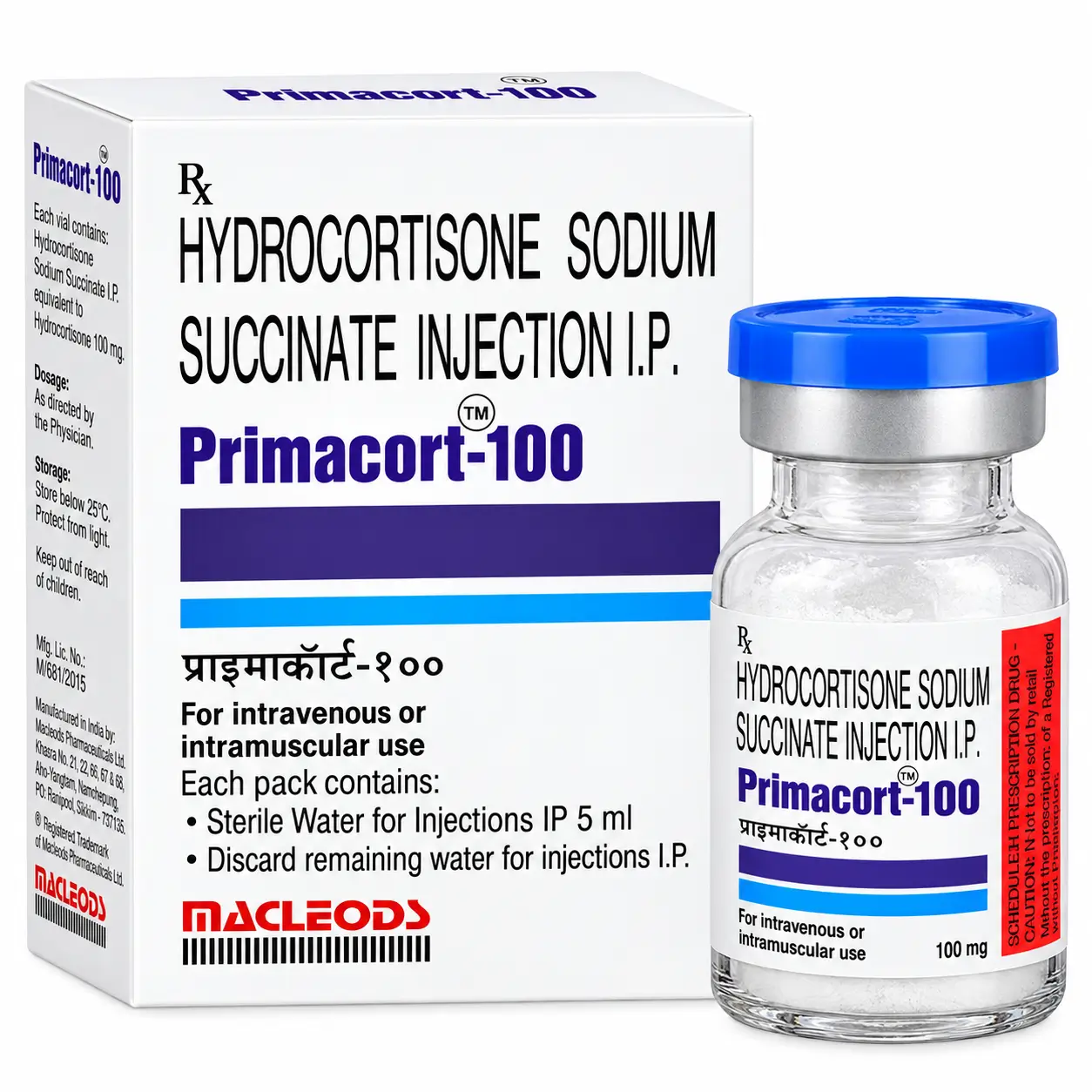 primacort 100 Primacort 100 Mg Injection (Hydrocortisone) - Image 1