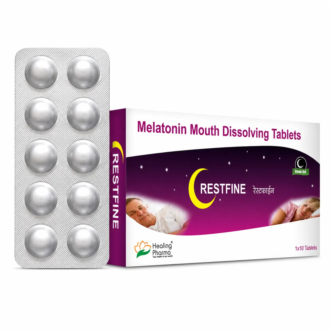 restfine 10 Restfine 10 Mg (Melatonin) - Image 1
