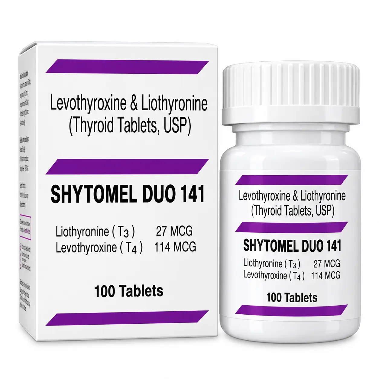 shytomel duo 141 Shytomel Duo 141 (Levothyroxine &Amp;Amp; Liothyronine) - Image 1