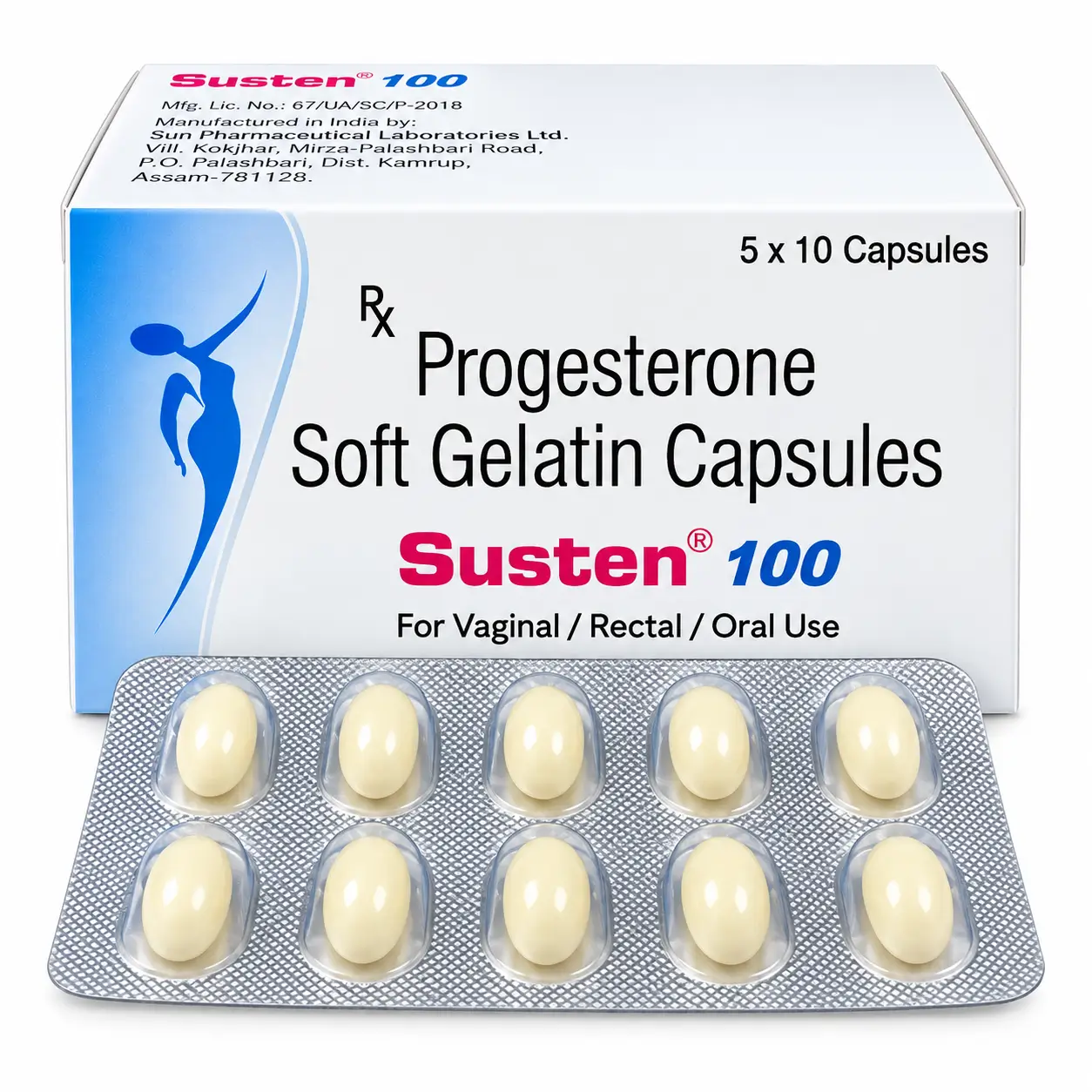susten 100 Susten 100 Mg (Progesterone) - Image 1